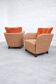 Pair of armchairs by Kaesz Gyula, Hungary, circa 1941-42