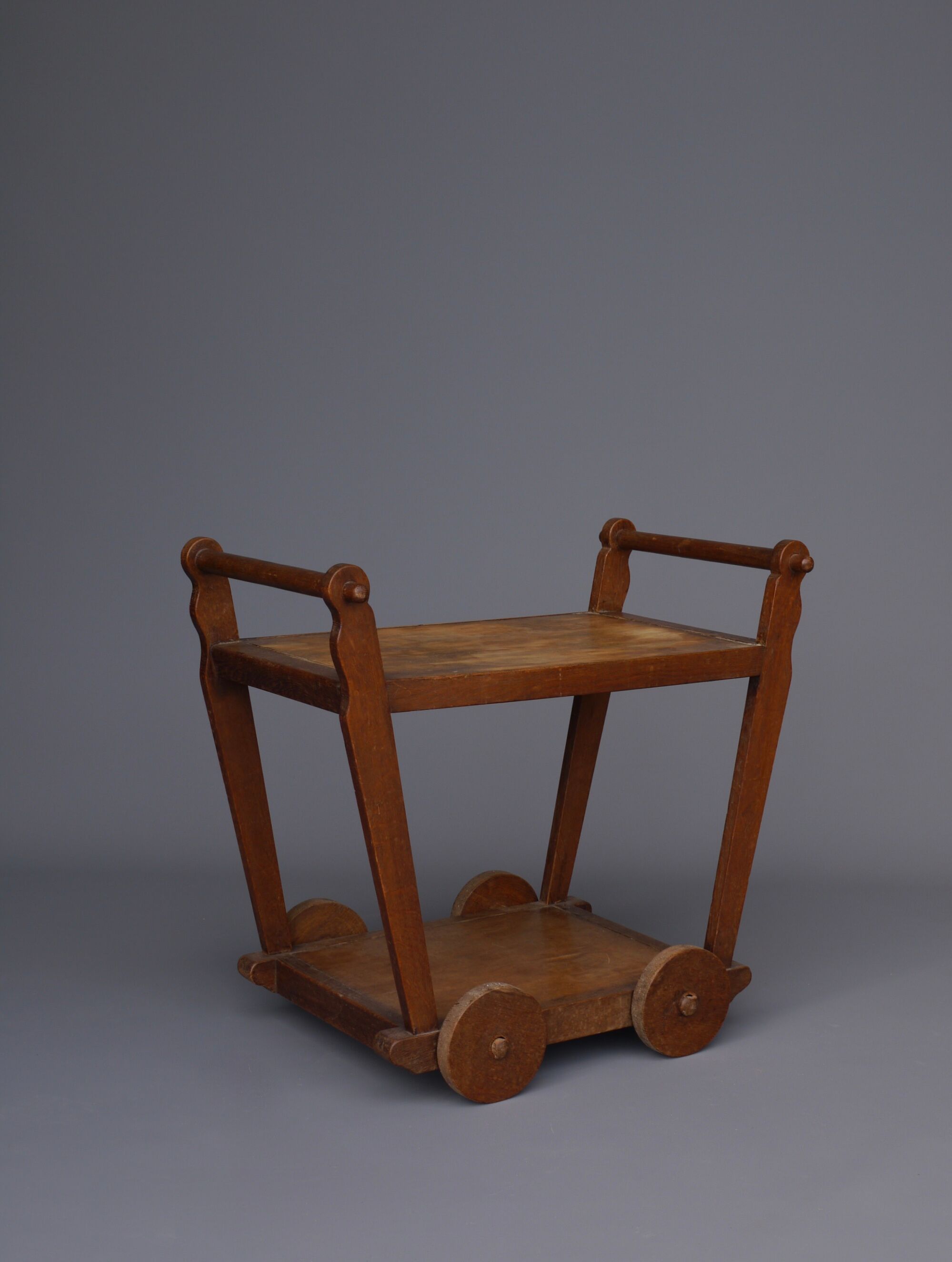 Dutch wooden tea trolley 1930s