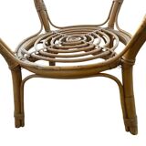 vintage wicker table