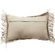 Nude pink braided macramé cushion 30x50 cm
