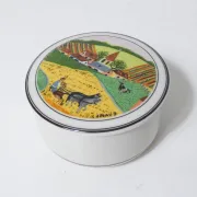 Villeroy & boch sweet box with a four seasons design signed laplau.
