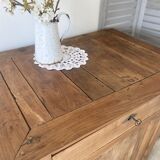 Rustic buffet, jam jar