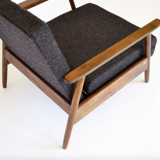 Convertible armchair by V. E. Cukermanienė for Vilniaus Baldų Kombinatas, 1964