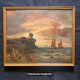 Pair of Impressionist paintings Oil on canvas Dutch marine