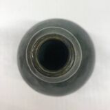 Vase en céramique vintage bleu signé AP