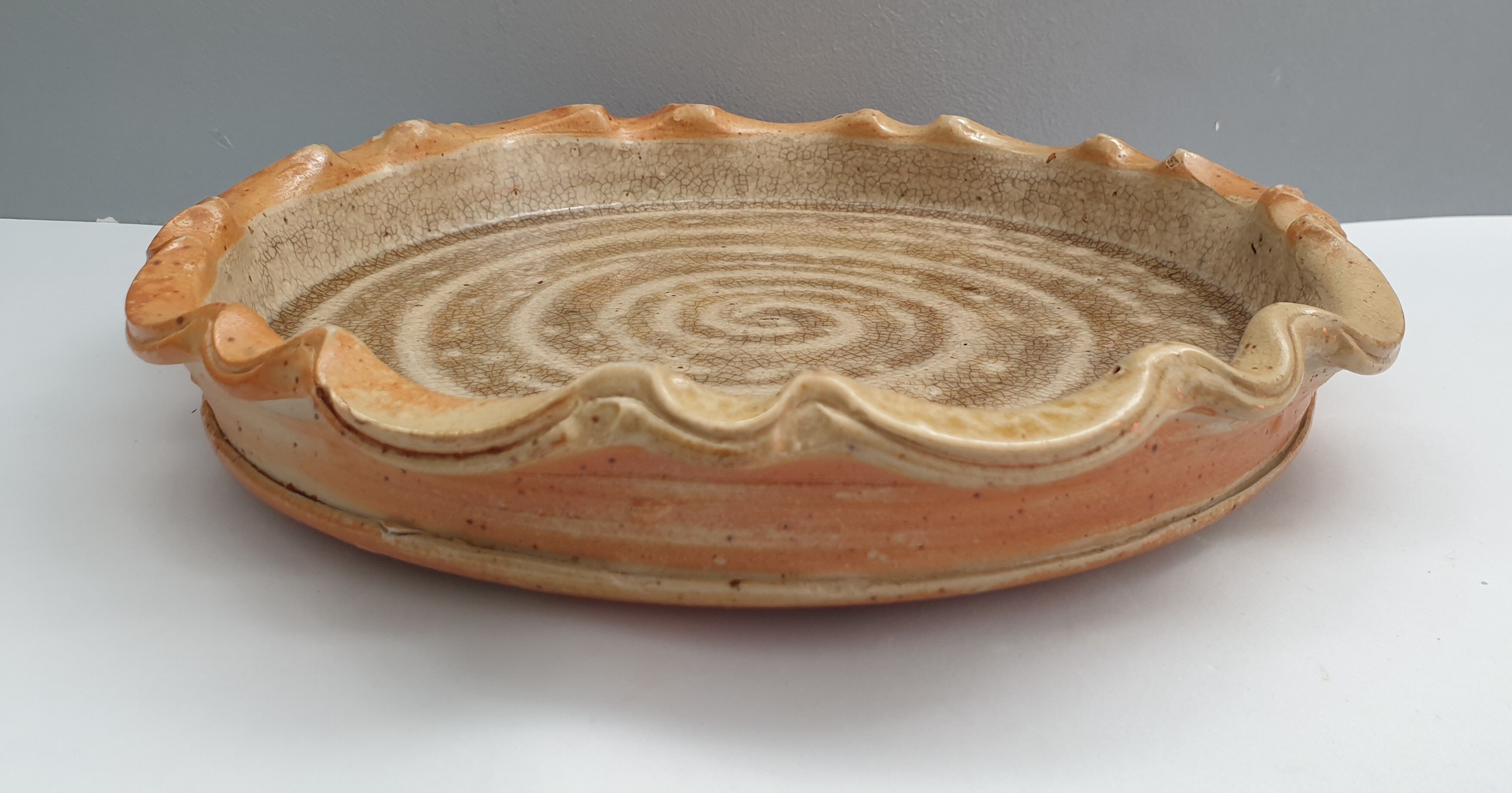 La Borne stoneware pie mould by Bottani Dechaud