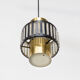 Dutch design metal hanging lamp 70s