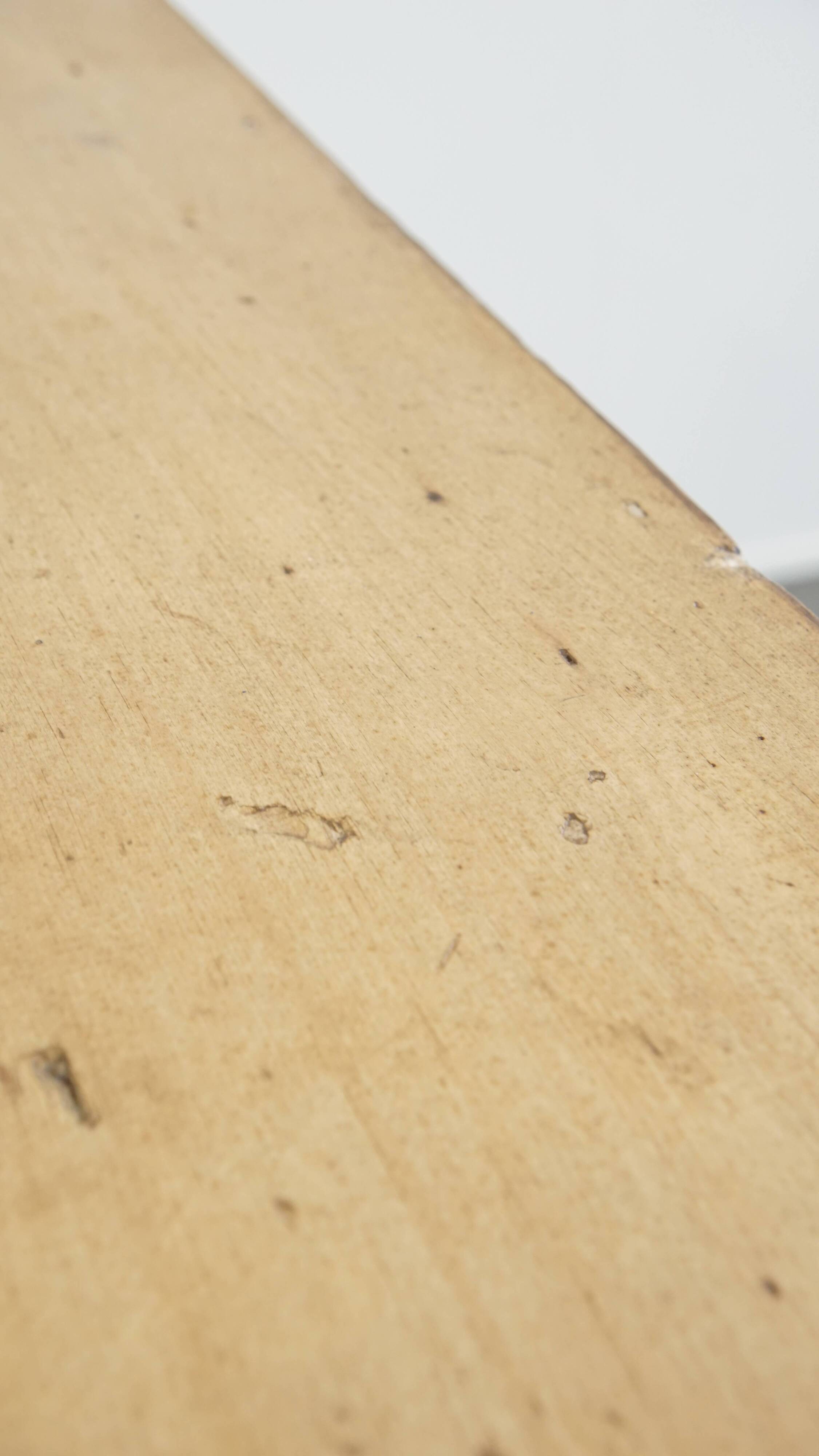 Antique English Sideboard/ Counter from the Early 19th Century in Pine Wood