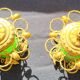 Porte cigares en opaline verte (uranium/ouraline) Napoléon III