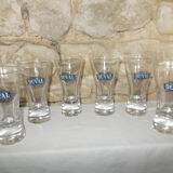 Lot 6 verres pastis duval bistrot publicitaire