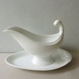 White porcelain saucière, Empire style