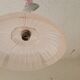 Suspension en verre rose