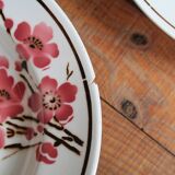 Set of 6 Terre de Fer St Amand "cherry" deep plates