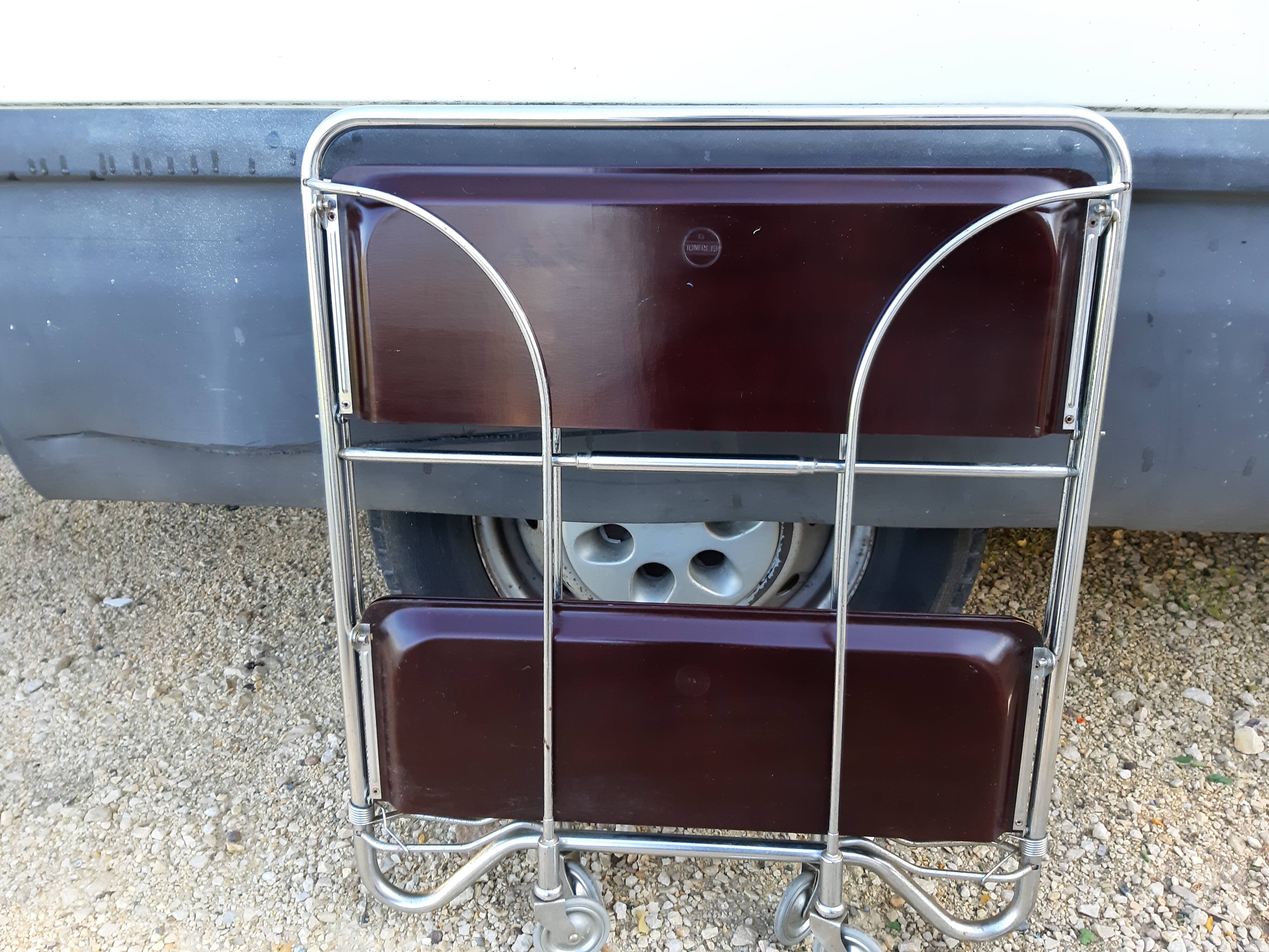 Vintage Dessert Foldable Chrome and Hard Plastic "Germinol"