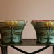 Pair of Art Nouveau cache-pots in barbotine, Saint-Clément manufacture, ve