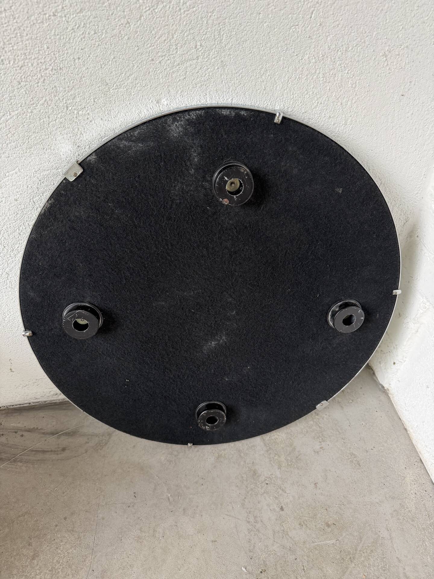 Round metal mirror 1970