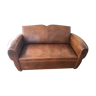 Leather club sofa