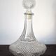 Carafe à vin en verre taillé diamant