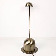Vintage Lampe de table laiton Col de cygne Lampe de chevet Or Brossé réglable Rétro Mid Century Lamp