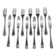 Christofle "America" fish cutlery set (x6)