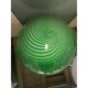 Green Swirling Sphere Pendant in Glass Italian Art