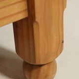 Table basse Style Ethnique Boho Table Vintage Couleur Claire Bois