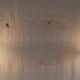Swan neck wall lights in brass and glass - mid 20th century.