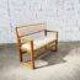 Vintage oak bench from the 50s