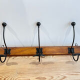 Wood and metal hooks