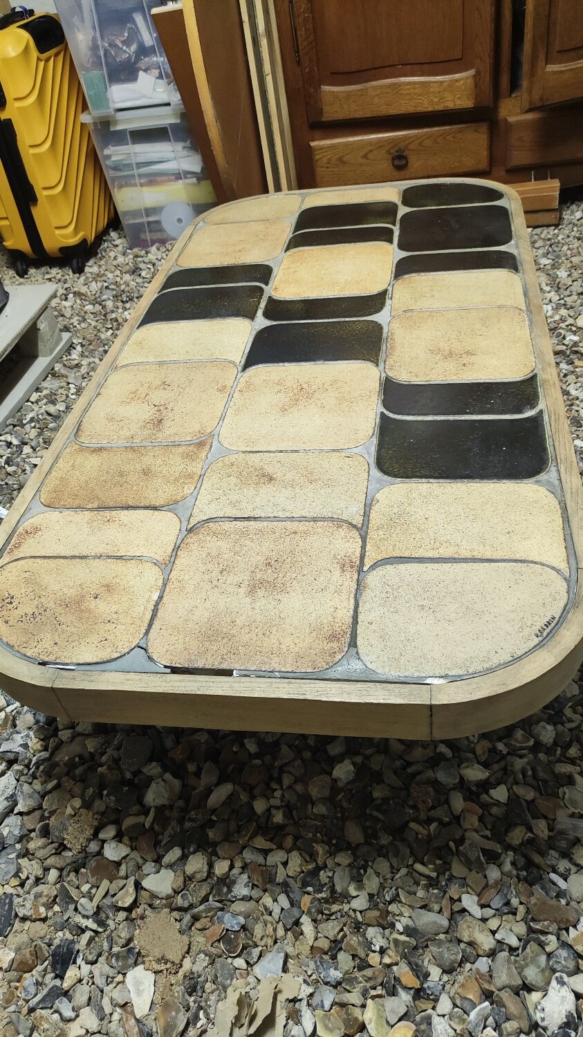 Table basse shogun Roger Capron