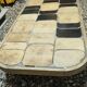 Table basse shogun Roger Capron