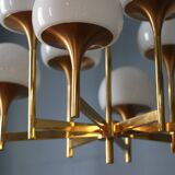 Vintage designer pendant light Gaetano Sciolari 1970