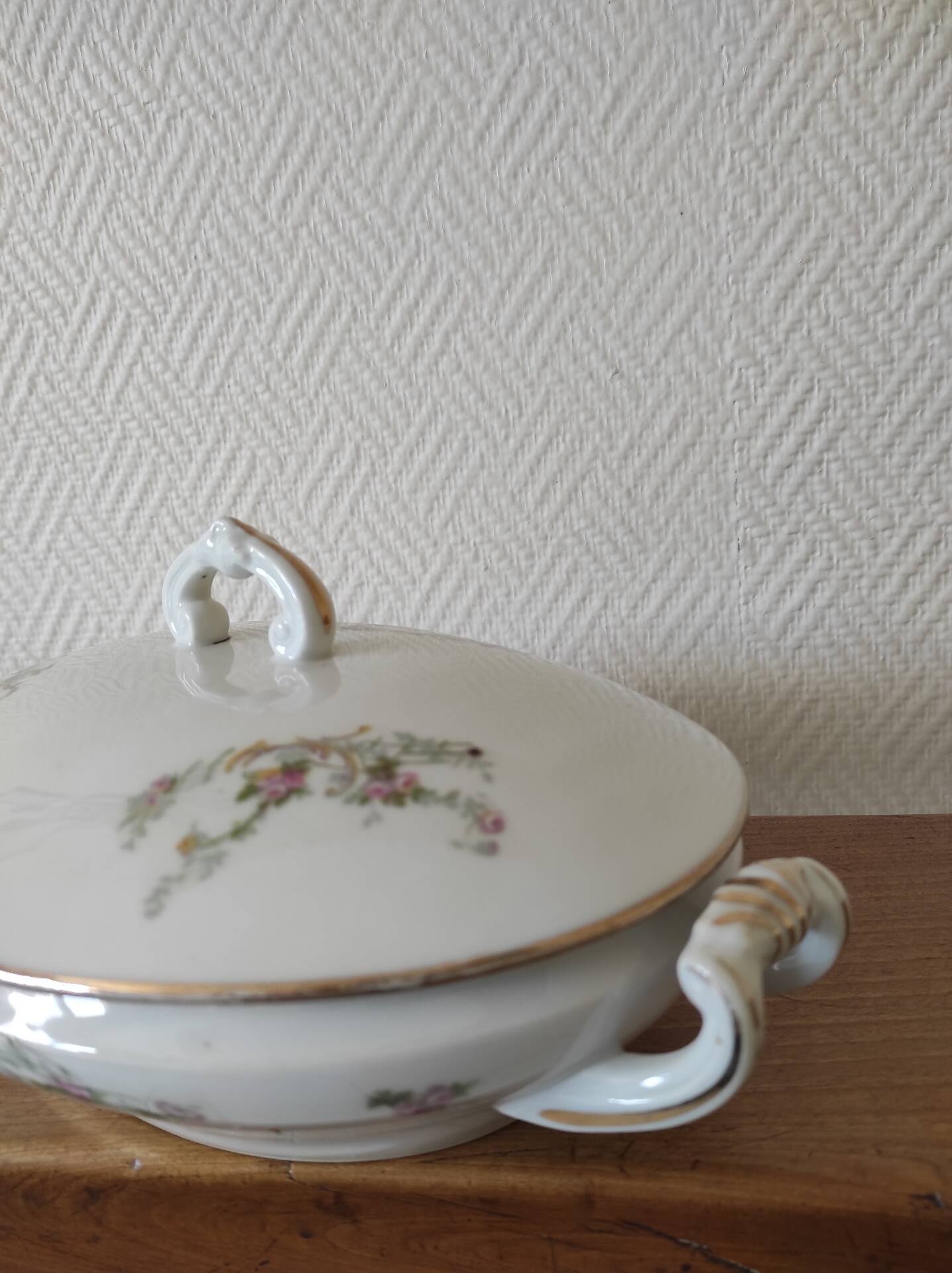 Soupière Légumière ancienne ovale contenance 600 ml