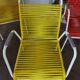 Set of 4 garden armchairs