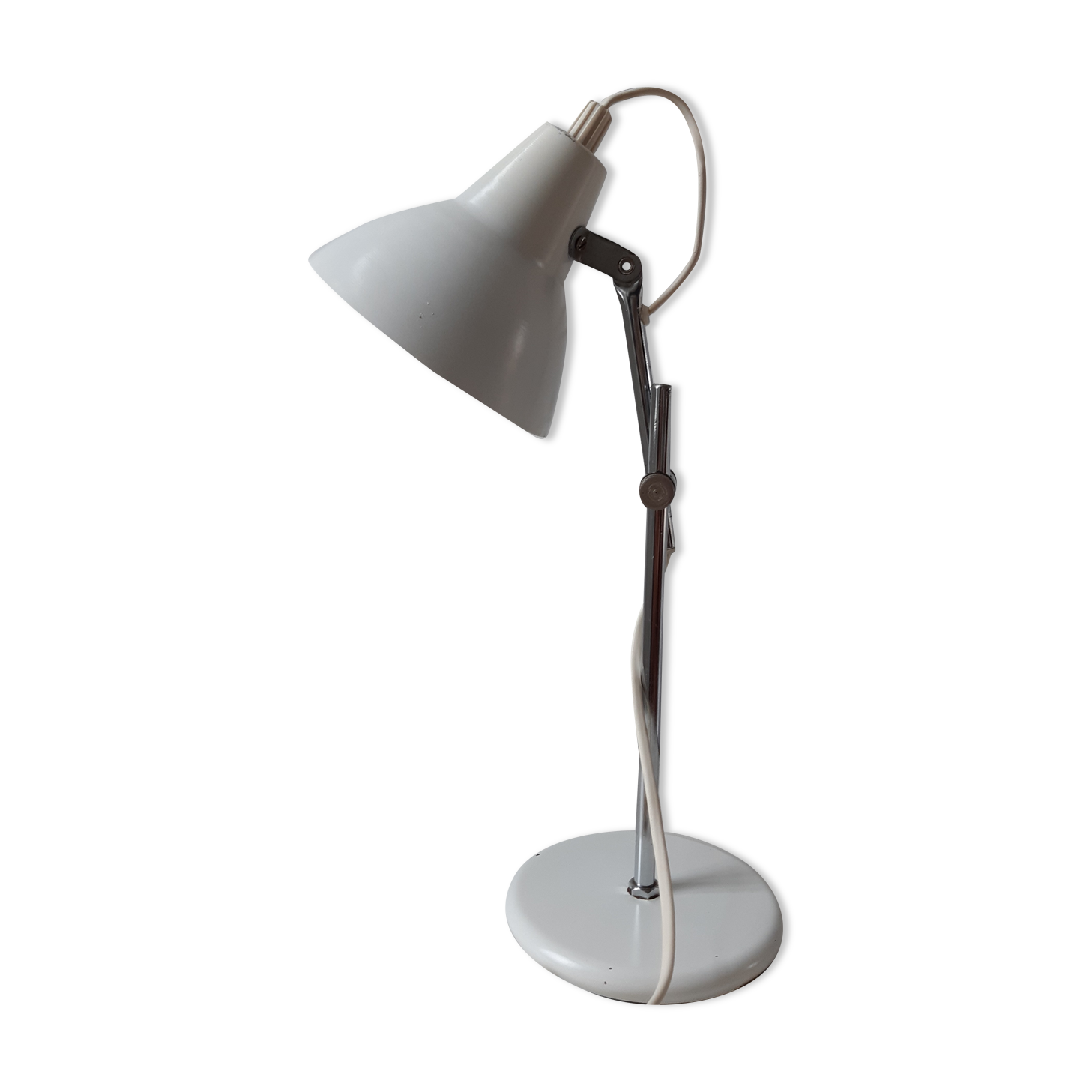 White articulated lamp 70s