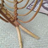 Rattan magazine holders