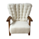 Fauteuil en chêne de Guillerme et Chambron