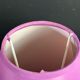 Pair of lilac satin lampshades