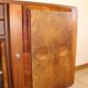 Sideboard from the 50s in burr walnut, stamped