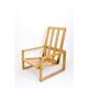 Fauteuil à position ajustable des années 70-80.