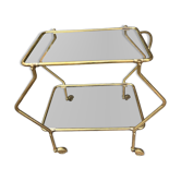 Vintage brass bar cart – 1960s Italian design