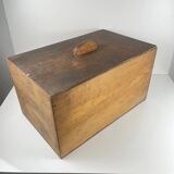 Antique handcrafted wooden workshop box, 20th century
