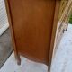 Commode 3 tiroirs avec dessus et façade en bambou L 83 cm