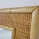 Mid century bamboo mirror by dal vera, 1960s