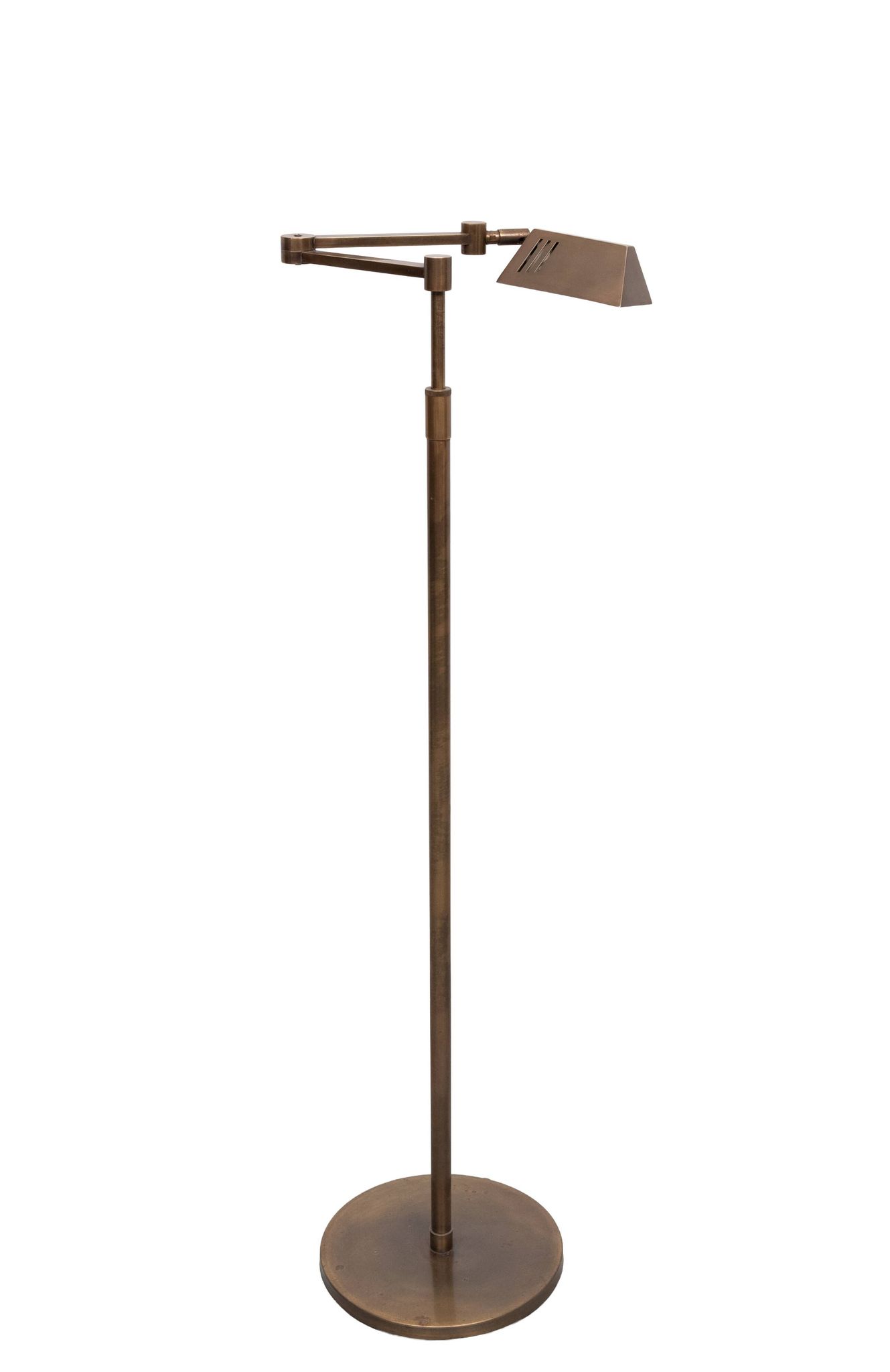 Bronze Library swing arm floor lamp Halogen Germany