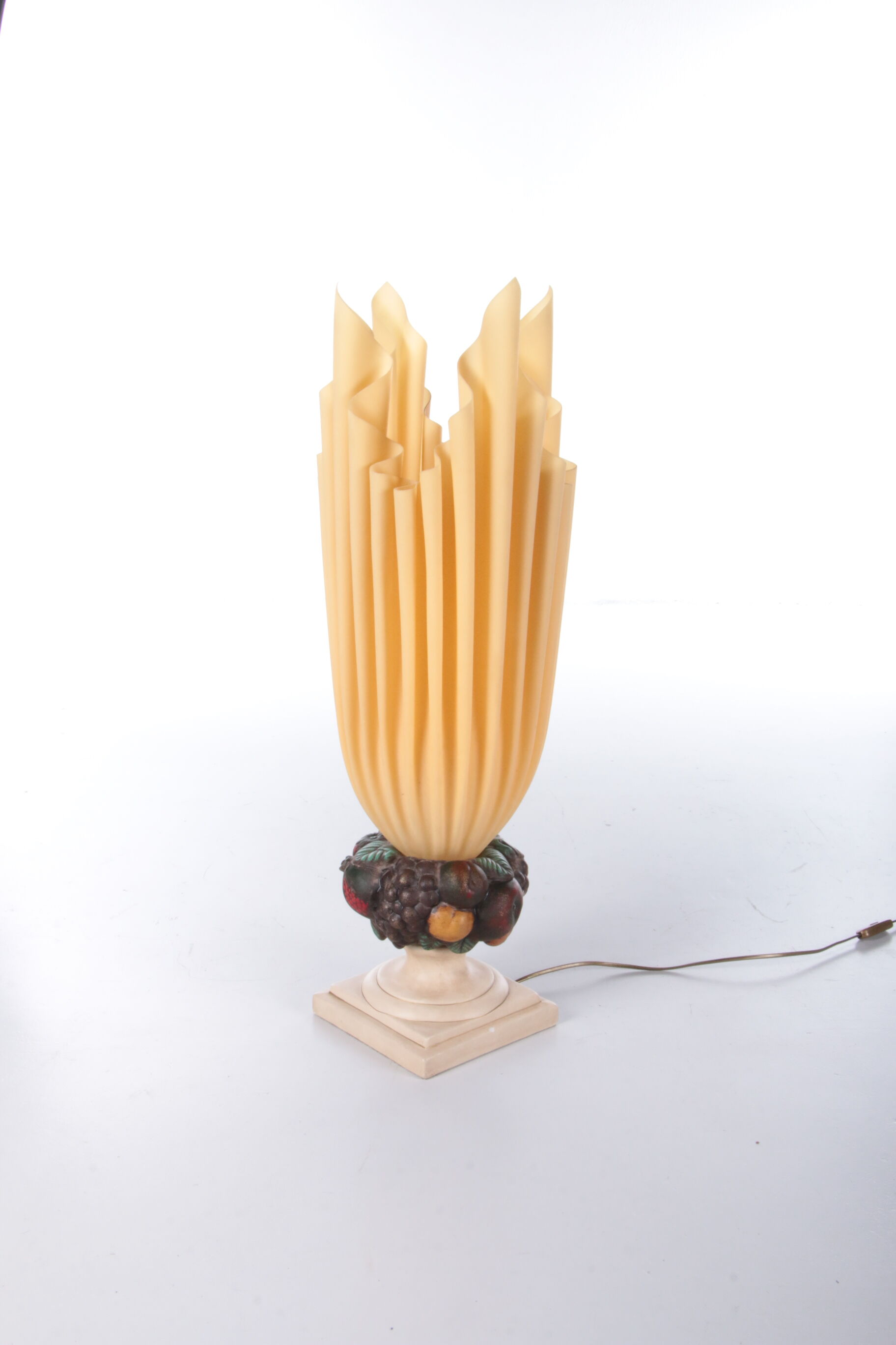 Georgia Jacob Rare 'Fruit D'ange' Lamp, 1970s