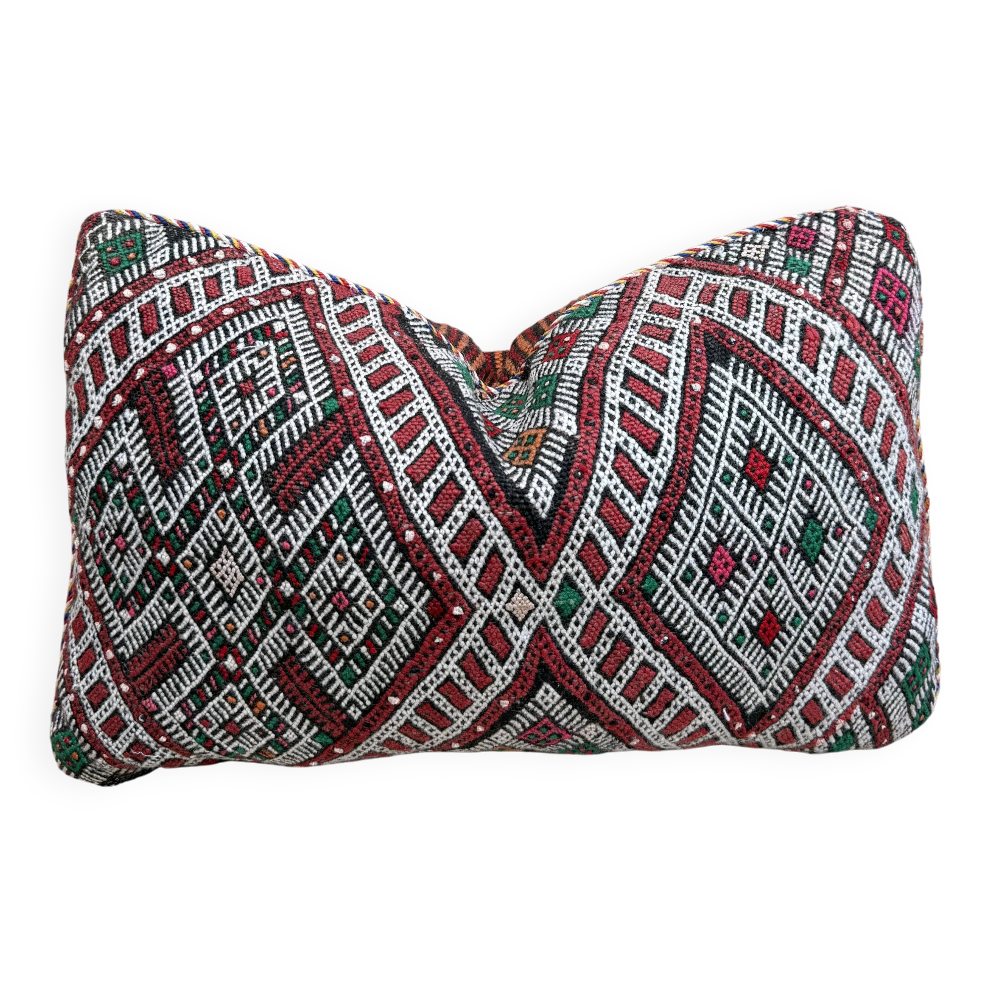 Vintage Moroccan Berber wool cushion cover