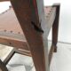 Série de 4 chaises bois et cuir