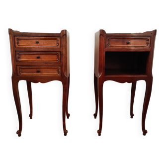 Pair of Louis XV style bedside tables