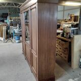 Bookcase 3 doors mahogany type